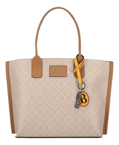 Bolsa Tote Mujer Harry Potter W Capsule Tan Hbdissolve3cw Acabado De Los Herrajes Oro Diseño De La Tela Gráfico