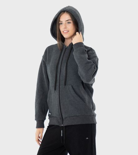 Campera De Frisa Con Capucha Montagne Kala