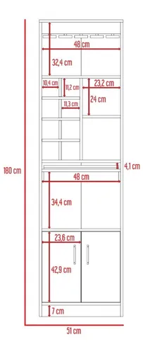 Rack Tv 65 + Bar Nomik - Blanco / Rovere