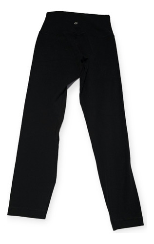Legging Lululemon De Mujer Talla 4 Color Negro Tiro Alto (Usado)