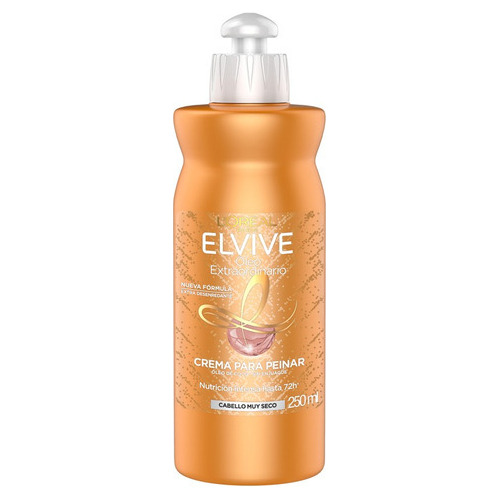 Crema De Peinar Elvive Óleo Extraordinario De Coco 250ml