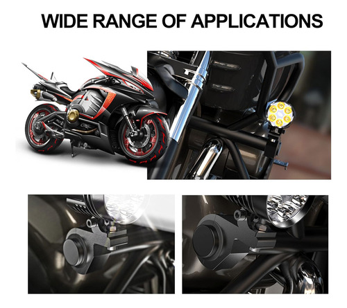 Soporte De Montaje Para Motocicleta, 2 Piezas De 0.75 Pulgad