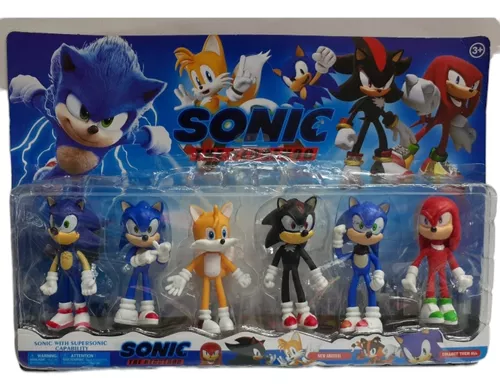 Set 5 Figuras Sonic 5cm Colección Juguete Infantil