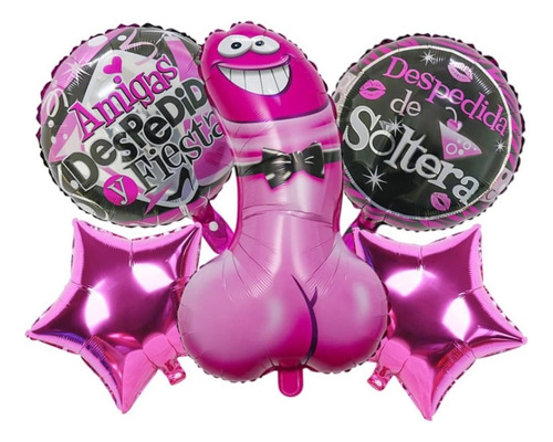 Set De Globos Despedida De Soltera 5pcs