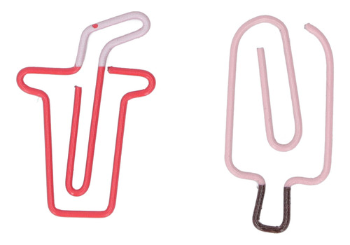 Miniclips De Papel, 100 Unidades, Metal, 50 Unidades, Estilo