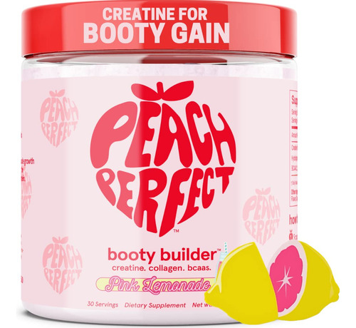 Peach Perfect - Creatina Para Mujer, Ganancia De Glteos, Con