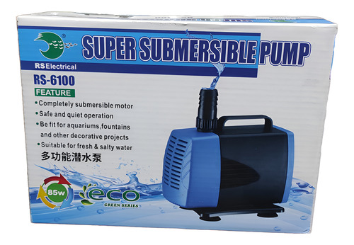 Bomba De Agua Rs 6100 4000l/h Pecera Estanque Cascada