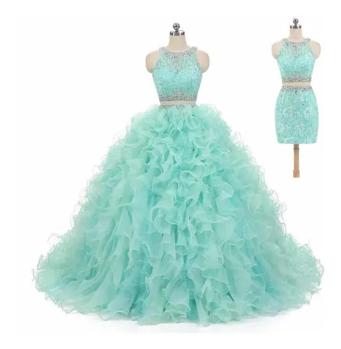 Vestidos de xv color verde menta new arrivals