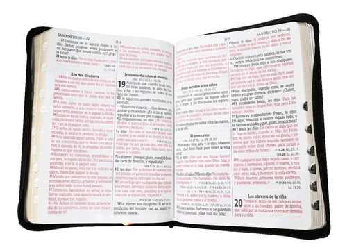 Biblia Letra Gigante Rvr1960 Imitación Negra,cierre E Índice