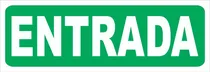 Comprar Cartel Entrada Señalizacion Industrial 14x41 Alto Impacto