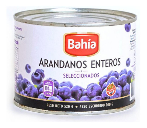 Arandanos Enteros Seleccionadas Bahia Premium 520g Sin Tacc