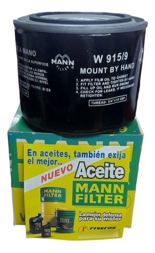 Filtro Aceite Mann Filter W-915/9