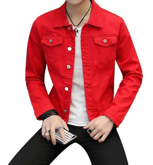 casaco masculino vermelho