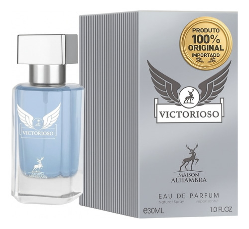 Perfume Árabe Victorioso Maison Alhambra 30ml Edp Original Importado Lacrado Eau De Parfum - Insp. Invictus - Promoção ( Mais Vendido )