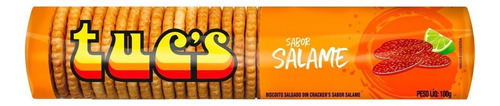 Biscoito Din Cracker's Salame Tuc's Pacote 100g