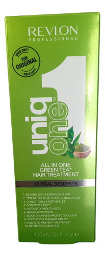Revlon Profesional Tratamiento Capilar Uniq One Te Verde