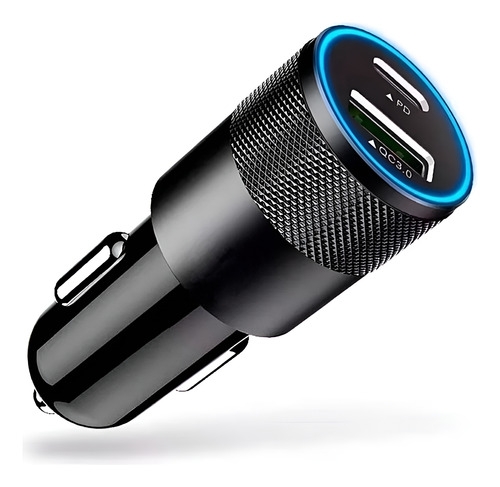 Elegaten Cargador Coche Usb Qc3.0+pd Tipo C, Carga Rápida