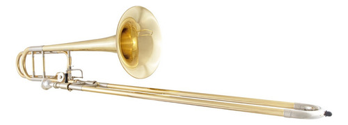 Trombón Bach Trombón Tenor De Vara Con Transpositor En Fa Color Laqueado