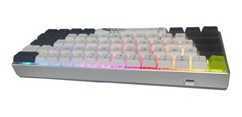 Teclado Mecanico Royal Kludge Rk61 Pro Keycaps Pbt Panda