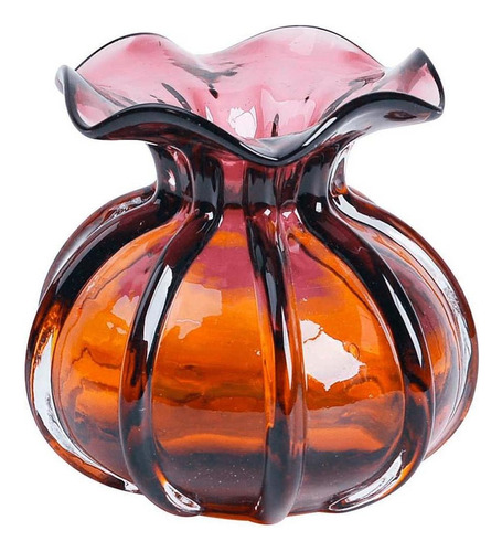 Vaso Decorativo Murano Trouxinha Vidro 10cm Ametista - 26250