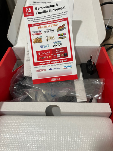 Nintendo Switch Oled Desbloque. + Microsd 256gb + Suporte - Envio Imediato! Preto (Usado)