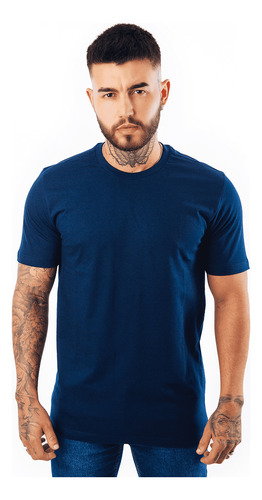 Camiseta Masculina 100% Algodão Camisas Atacado Slim