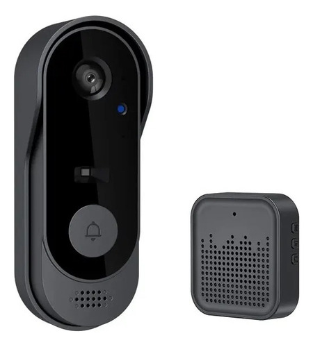 Campainha Vídeo Porteiro Sem Fio Ip65 Alexa Tuya Wifi