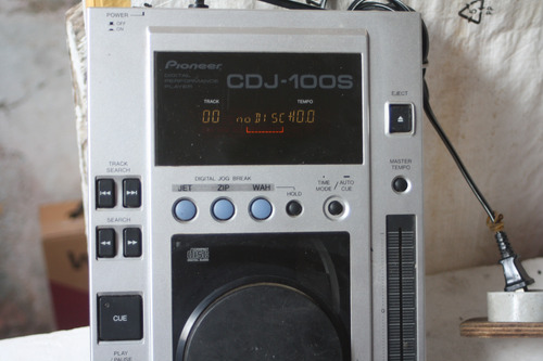 Cd Player Pioneer Cdj-100 Não Funciona (Usado)