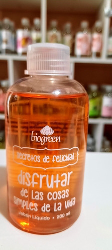 Repuesto Jabón Líquido Secretos Biogreen 200 Ml (sin Bomba)