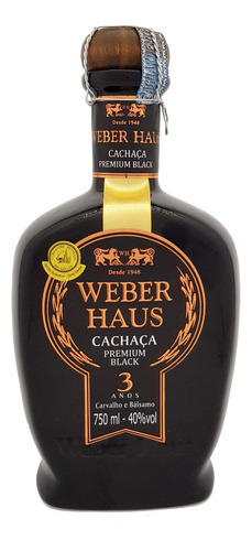 Cachaça Weber Haus Premium Black 750ml