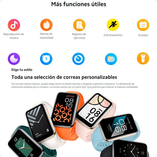 Xiaomi Mi Band 7 Pro Reloj Inteligente Smartband - Otec Color De La Caja Negro Color De La Malla Negro