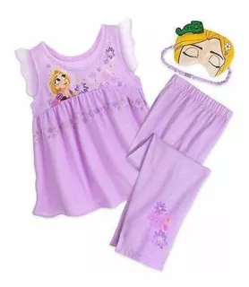 Pijama Rapunzel De Disney Usa Para Niñas