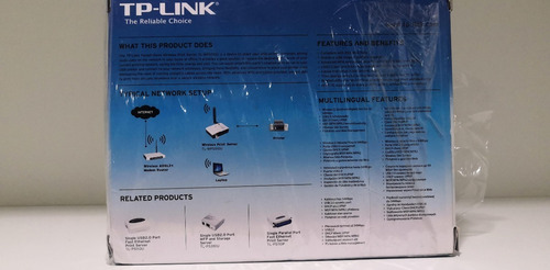 Imagen 2 de 4 de Servidor De Impresión Inalámbrico Tl-wps510u Tp-link 54mbps