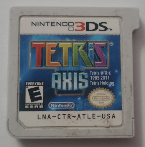 Tetris Axis Nintendo 3ds 