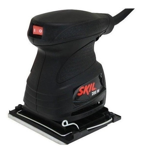 Lijadora profesional orbital Skil 7232 negra 50Hz/60Hz 200W 220V