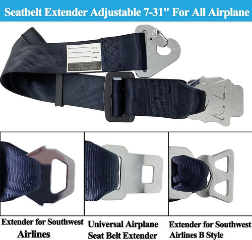 Extensor Cinturon De Seguridad P Avion Universal 3 Diferente