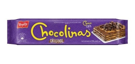 Galletitas Chocolinas 25u X 250gr Mataderos