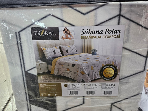 Sabana Doral Polar Composé 1/2 Plaza Twin
