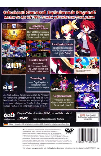 Disgaea 2: Cursed Memories Leia A Descrição Ps2