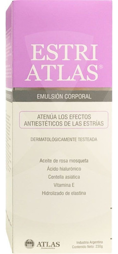 Estri Atlas Emulsion Estrias Y Cicatrices X 230g Original