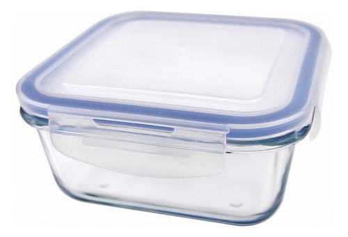 Pote De Vidro Hermético Marmita Quadrado 525ml Condimentos C