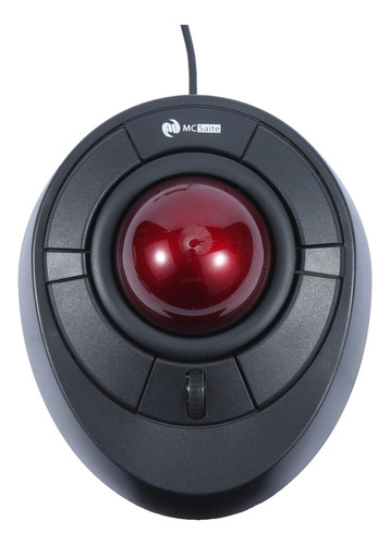 Trackball Mouse Mcsaite Com Fio Com Roda De Rolagem, Bola Ve