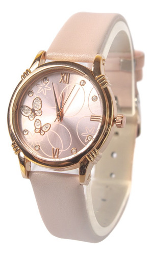 Reloj Para Mujer De Cuerina, Modelo Mariposa, Oferta!