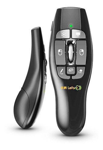 Lefant F8 Apresentador Sem Fio 2.4ghz Air Mouse Controle Rem