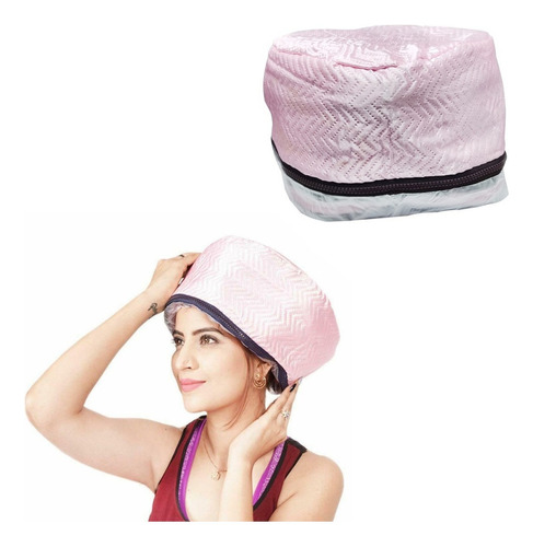 Gorra Capilar Termica Aislante Peluqueria Baño Crema Botox ® Color Rosa/surtido