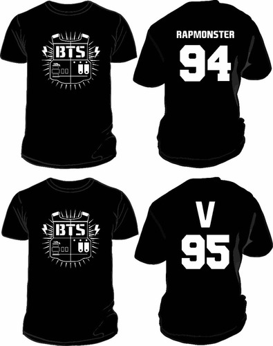 Bts Remera K Pop Hombre Mujer Jimin 95 Jungkook 97 Suga