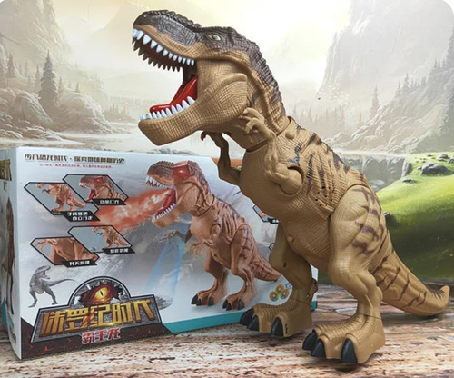 Figura Pelicula Jurasic Park 5 Tiranosaurio Rex Escupe Fuego