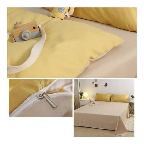 Para Juego De Cama Funda Nórdica + Sábana + 2 Fundas De