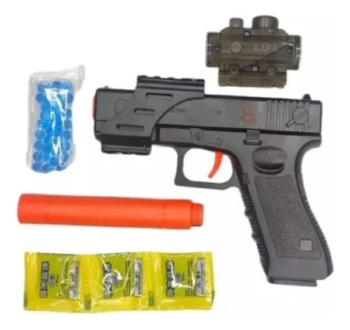 Pistola De Hidrogel Mnual Colores Niños Juguetes Reyes 1pz