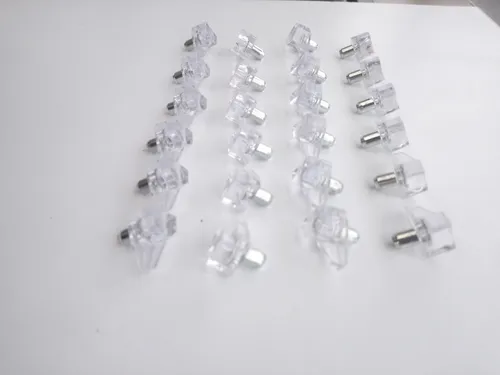 Soporte En Acrílico Para Entrepaños X 30 Uds